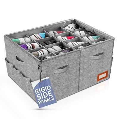 Schuhaufbewahrung Box Organizer mit Reißverschluss durchsichtige Abdeckung 16 Paar Kapazität + 8 Seiten