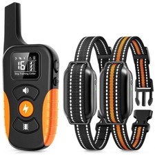 Dog Shock Collar for 2 Dogs 5-120lbs 3300FT Dog Training Collar with Remote...