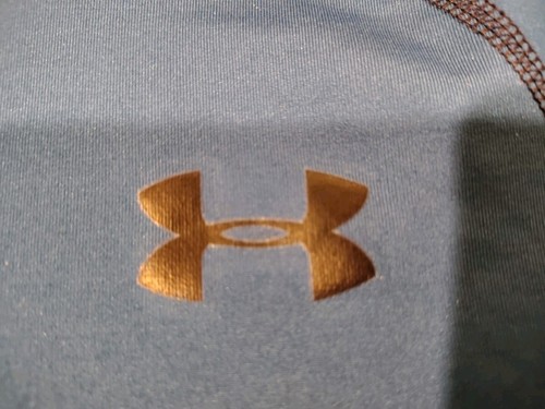 Under Armour Boys YXL Blue Long Sleeve Cold Gear Quarter Zip Pullover - Picture 3 of 8
