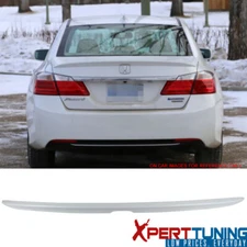 Fits 13-17 Honda Accord Sedan OE Style Trunk Spoiler Wing Painted #NH788P White