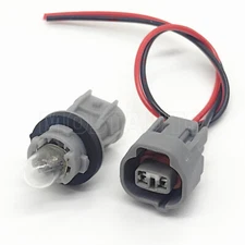  For 2001-2003 Toyota Prius Rear Side Marker Socket, Connector Harness & Bulb