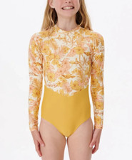 Rip Curl L116822 Girls Cosmic Paradise One Piece Surf Suit Swimsuit Size 10
