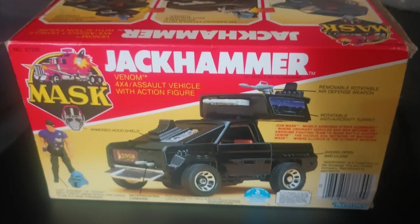 Vintage 1985 Mask Toys Jackhammer Toy Car With Original Box 99 Complete eBay