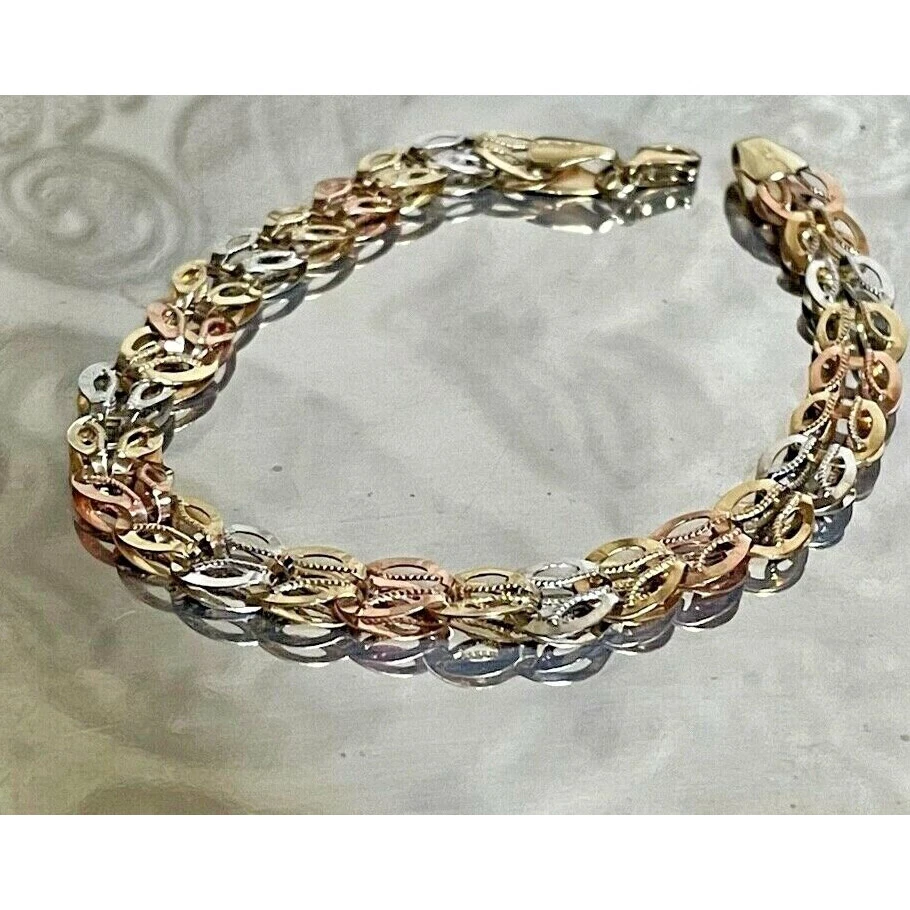 RL TRI-TONE GOLD BRACELET SKY - Image 4 of 4