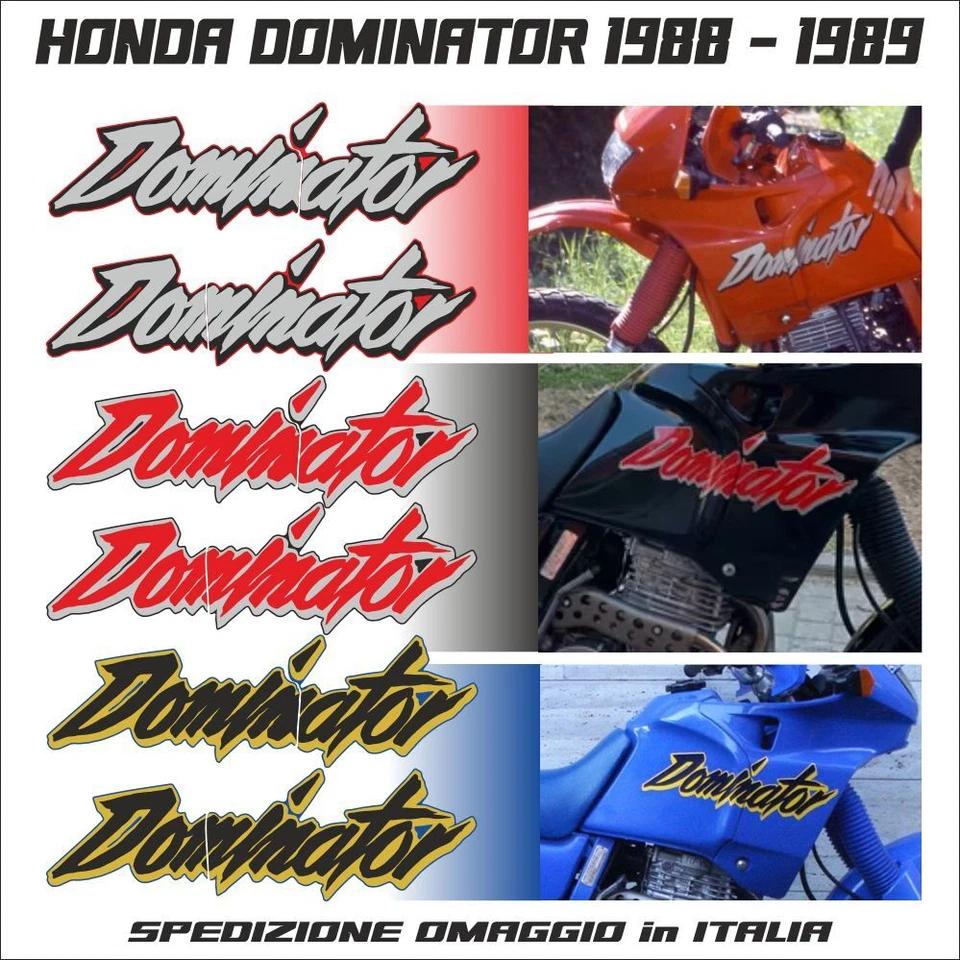 Adesivi HONDA DOMINATOR 1988 1989