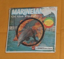 vintage Gaf MARINELAND OF THE PACIFIC VIEW-MASTER REELS packet with booklet