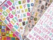 Petit Poche Alphabet Seal Sticker Sheet Your Choice of Design KAWAII 