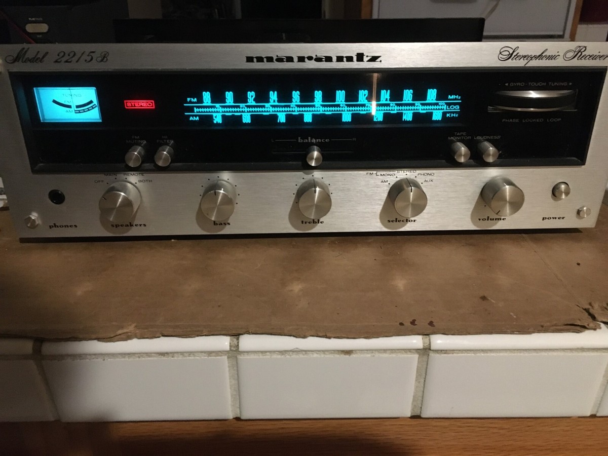 Vintage Super Clean Upgraded Marantz Model 2215B AM/FM Stereo