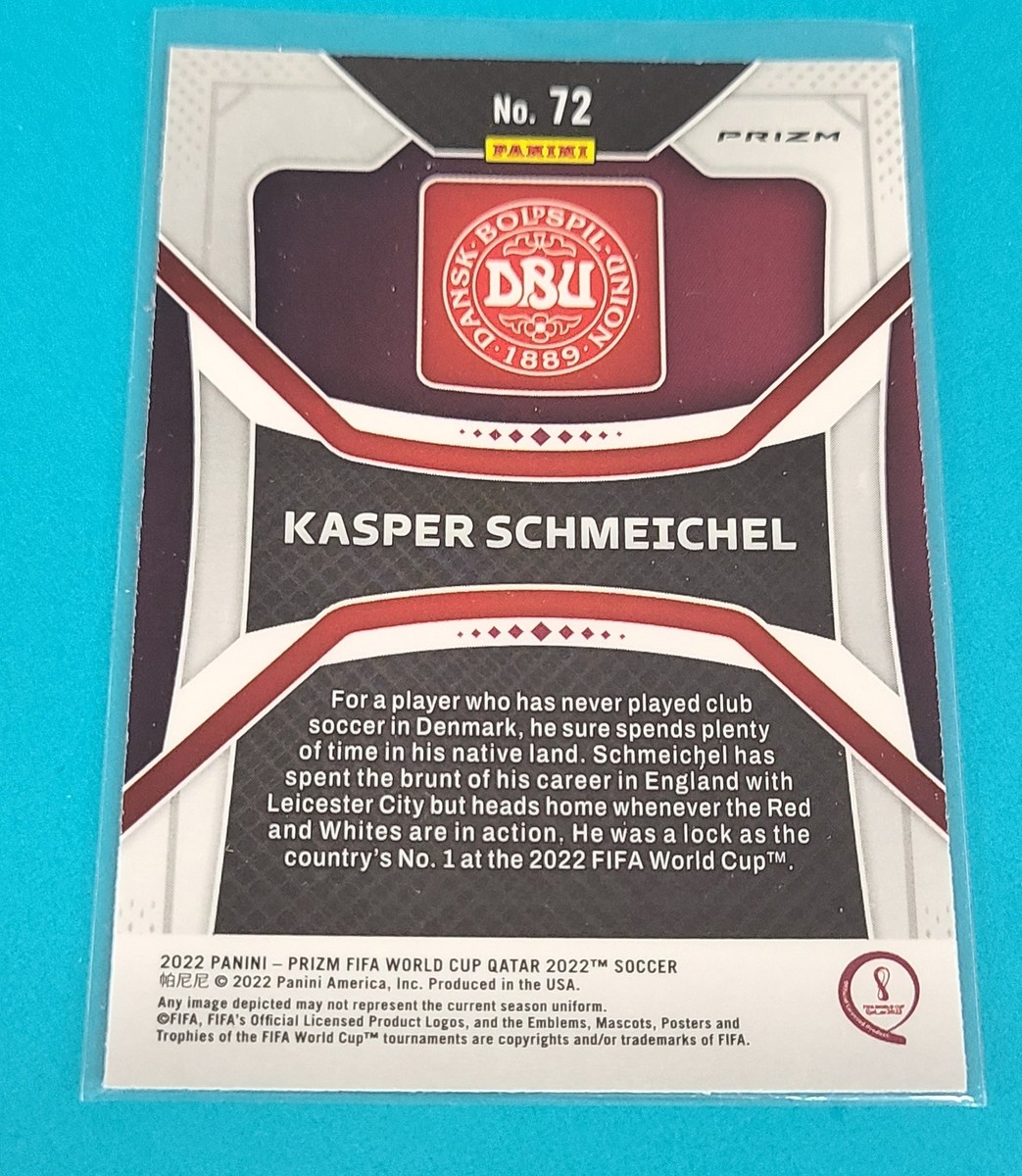 2022 Prizm FIFA World Cup Qatar Pink Prizm #72 Kasper Schmeichel
