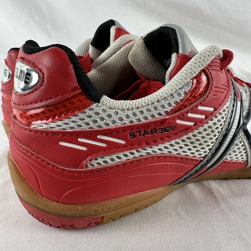 KELME Indoor Men’s Soccer Shoes Michelin Leather US 7 EU 40 Red White Black - Picture 8 of 16