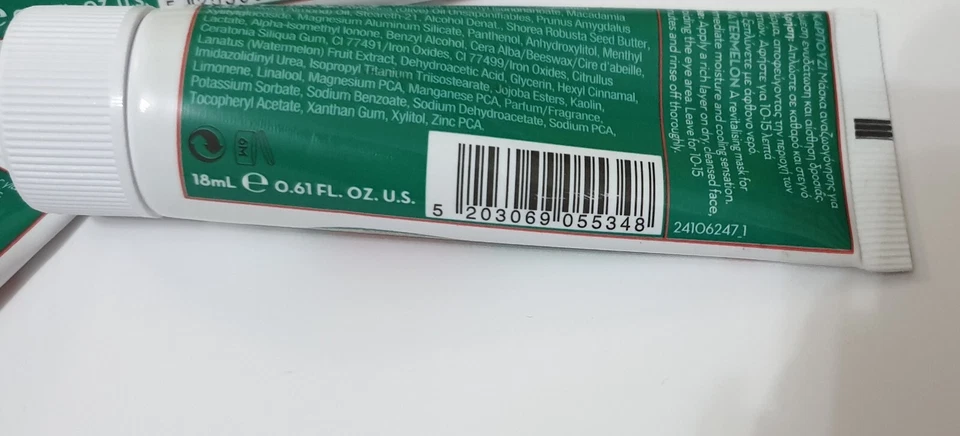 Korres Revitalising Watermelon Mask 4 X 18ml Travel Size - Image 3 of 4