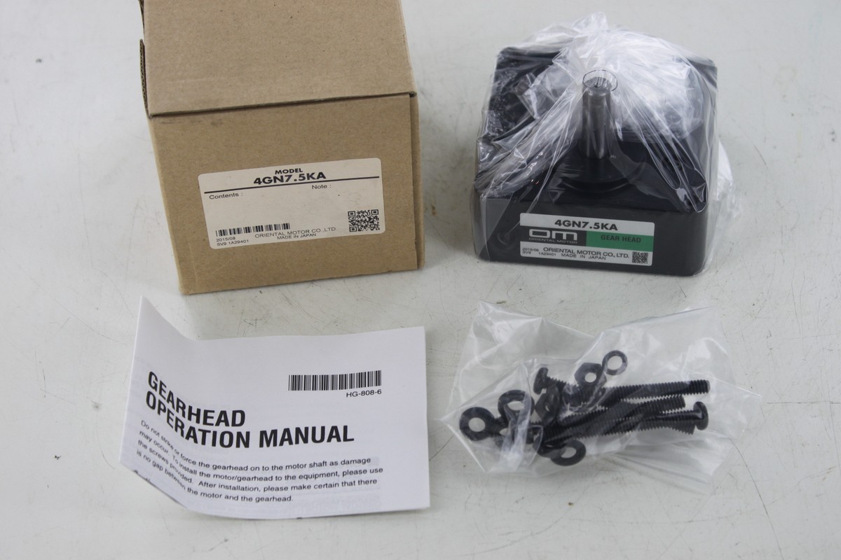 ORIENTAL MOTOR 4GN7.5KA GEARHEAD PARALLEL SHAFT NEW | eBay