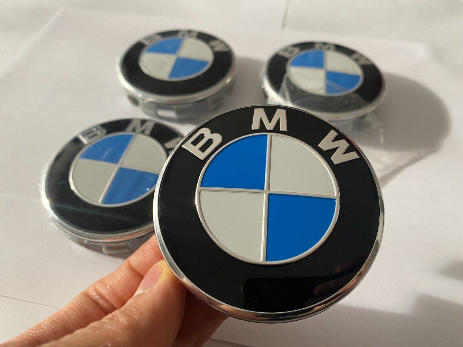 4x Genuine Wheel Center Hub Caps Cover 68mm - NEW STYLE