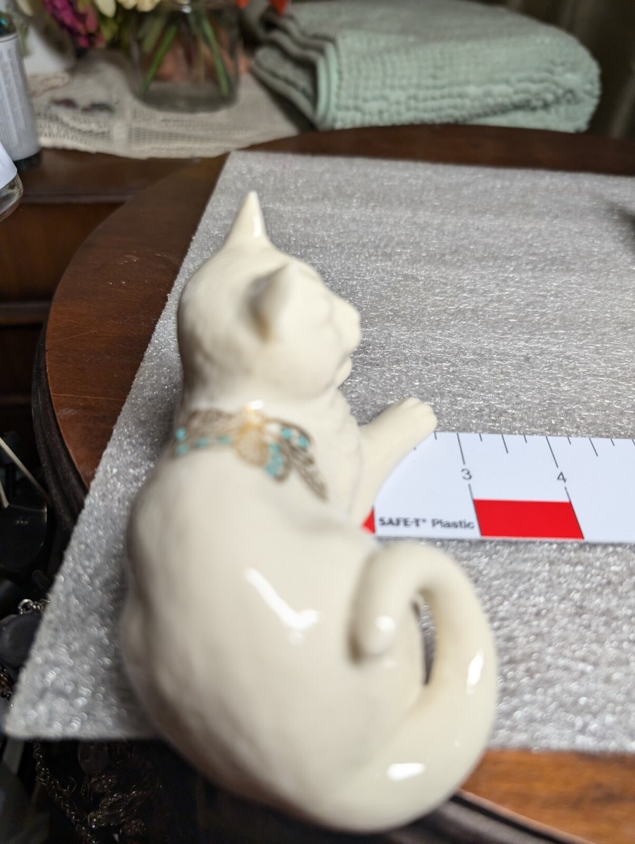 2 LENOX 1994 Kitty Cats Kittens Jewels Collection Vintage Made USA