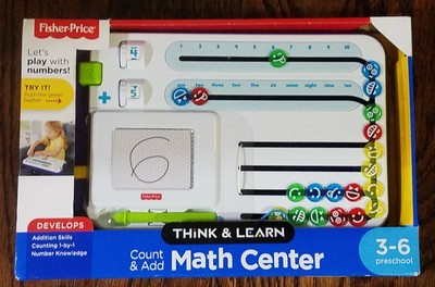 fisher price count and add math center