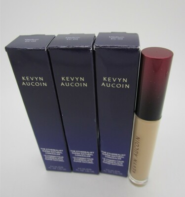 KEVYN AUCOIN The Etherealist Super Natural Concealer MEDIUM EC 03 - Lot of 3