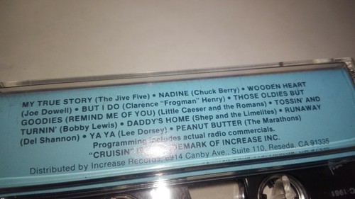 Crusin' 1961 Cassette Tape with Lee Dorsey, The Marathons, Chuck Berry - Picture 4 of 4