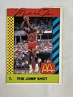 1990 McDonald’s Michael Jordan Sports Tips The Jump Shot Card #7, Damaged