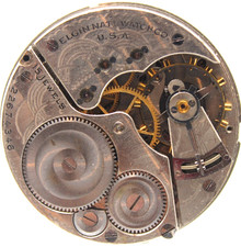1920 ELGIN POCKET WATCH MOVEMENT 22674346 GRADE 313 16s 15j SB3 