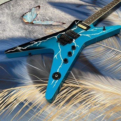 Custom DIMEdean Dimebag Darrell Signature Model Electric Guitar New Blue F/S