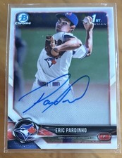 Eric Pardinho 2018 Bowman Chrome Prospect Auto #CPA-PA Blue Jays /Brazil