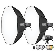Westcott FJ400-SE 400Ws Daylight Studio Strobe 3-Light Kit with FJ-X3 S Wireless