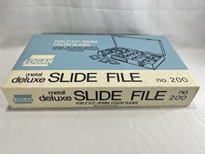 Logan Metal Slide File No 200 35mm Storage Case Pre Owned