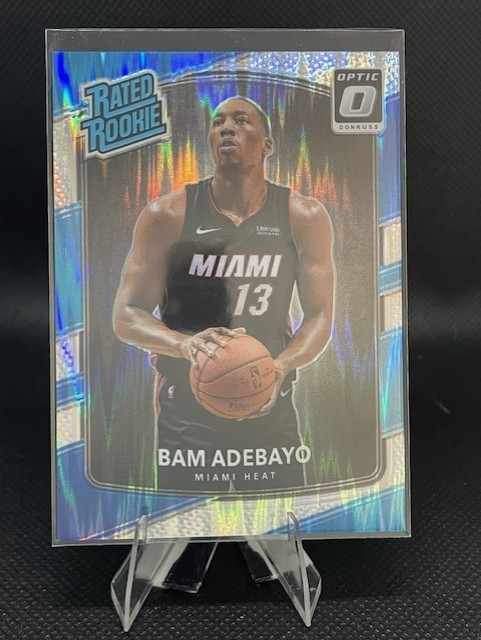 2017-18 Donruss Optic Bam Adebayo Rated Rookie Shock Rookie RC #187 Heat