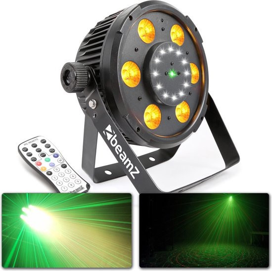 BeamZ Par LED RGBW con Laser e Strobo | Luci Festa Professionali
