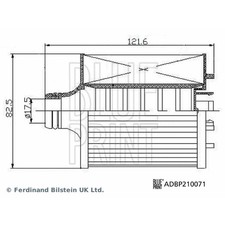 ORIGINAL® Blue Print Ölfilter für VW TOUAREG (CR7 RC8) Audi Q7 Q8 (4MN 4MT)