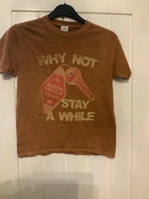 Urban Outfitters Stay a While T Shirt - 100% Cotton - Brown
