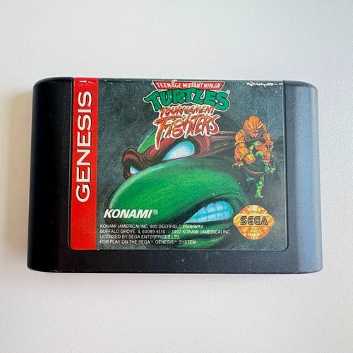 Teenage Mutant Ninja Turtles Tournament Fighters (Sega Genesis, 1993) Tested