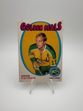1971-1972 O-Pee-Chee Hockey: (2) Craig Patrick Rookie Cards # 184.
