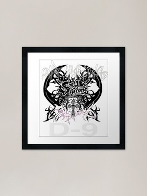 Bladee Cold Visions D-9 Gerahmtes Kunst Gerahmtes Wandbild Poster Leinwanddruck Bild
