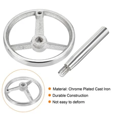Cast Iron Hand Wheel Chrome Plated Handwheel For Milling Machine Lathe 80-400mm