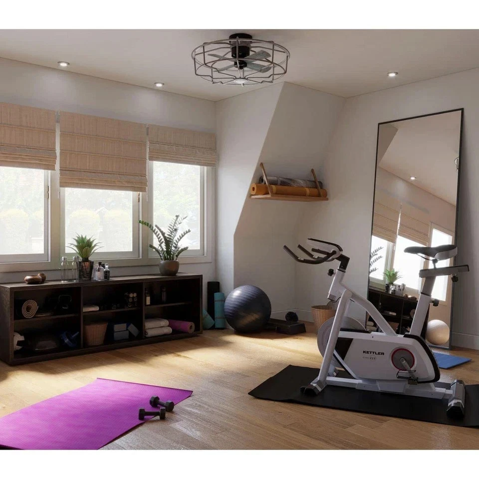 Progress Lighting Loring 32.875 in. Indoor Galvanized Finish Urban Ceiling Fan - Image 2 of 4