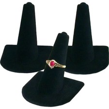 3 Ring Finger Jewelry Holder Showcase Display Stands