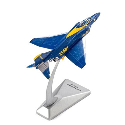 High Quality 14cm Alloy US Navy F-4 Phantom II Fighter Model 1/144 Scale Gift