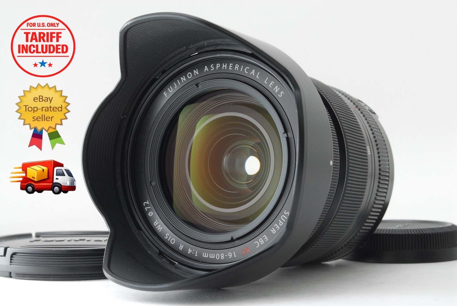 [Almost Unused w/Hood] FUJIFILM Fuji XF 16-80mm F4 R OIS WR AF Zoom Lens Japan