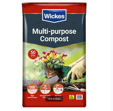 pack of 3 Peat Free Multi-Purpose Compost - 150L Bulk DISCOUNT BAG free delivery 0.07 per litre