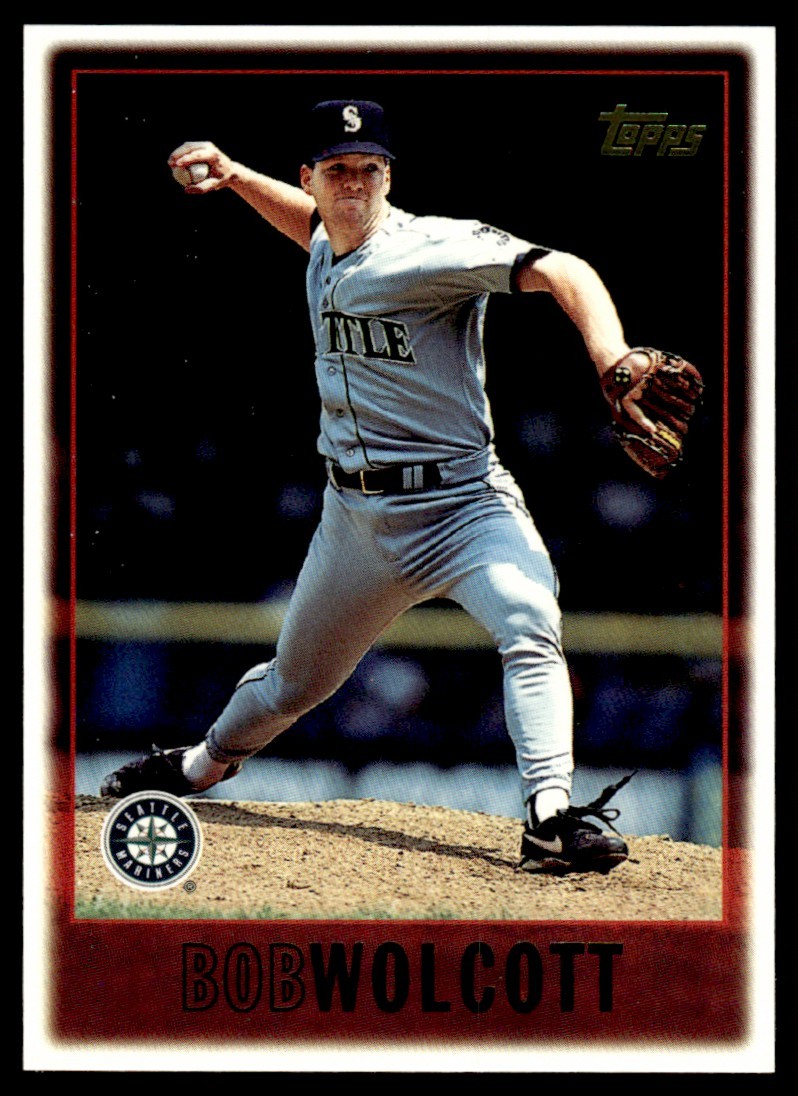 1997 Topps Bob Wolcott Seattle Mariners #427 20006
