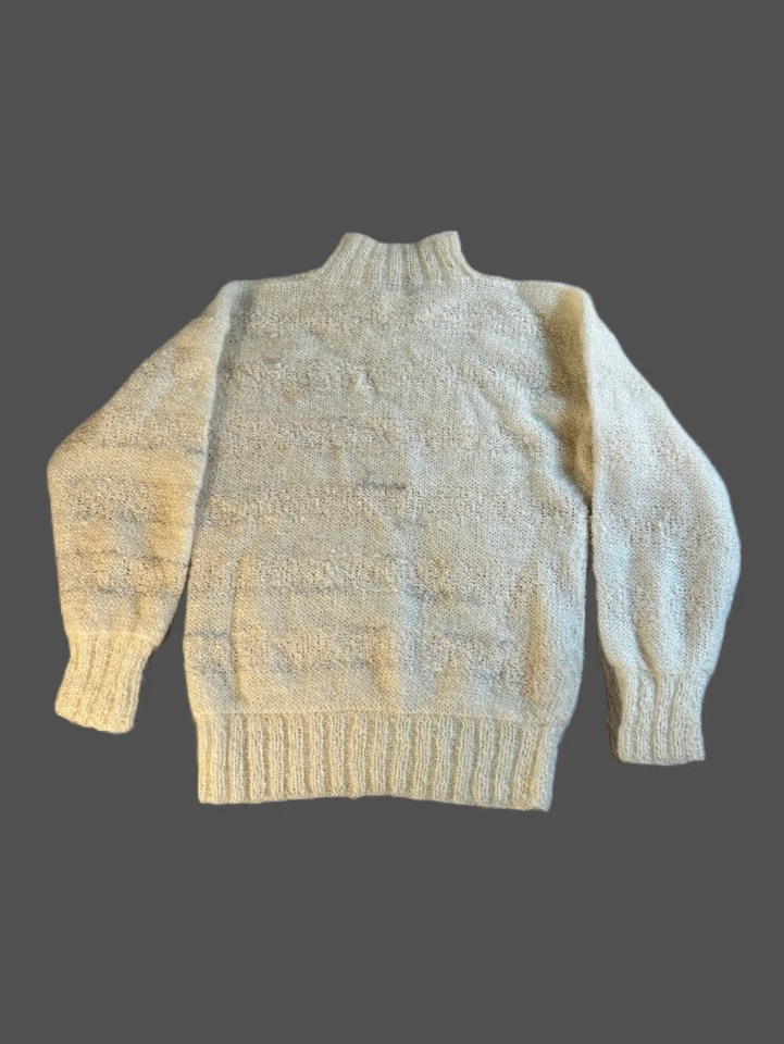 suéter vintage burberrys mujer xl años 80 Mohair Inglaterra Burberry Foto 2 de 4