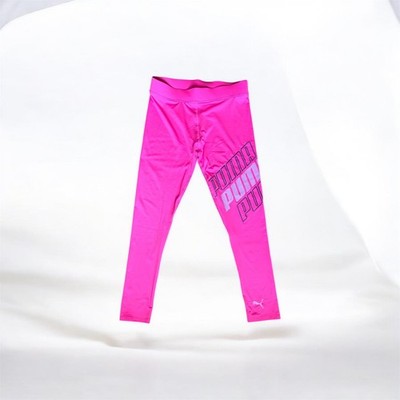 PUMA Girls/ Leggings / Bright Pink/ Teenager/ Size L (12-14)