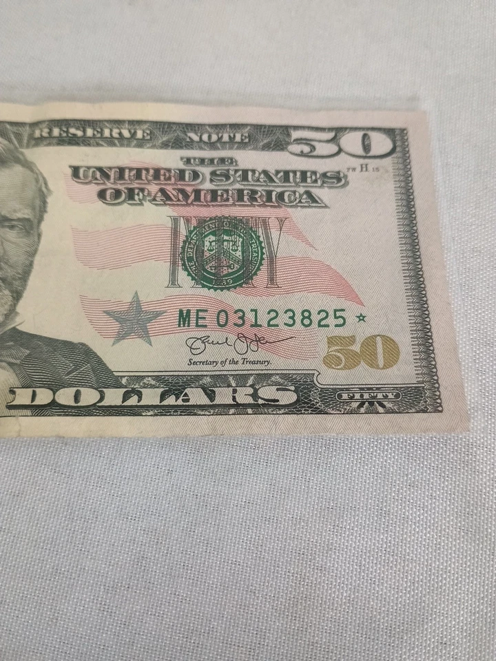 2013 $50 Fifty Dollar Federal Reserve Green Seal Star Note - Image 2 of 4