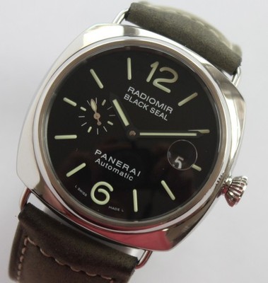 PANERAI watch, PAM00287 RADIOMIR BLACK SEAL automatic 45mm, NEW PANERAI STRAP!!!