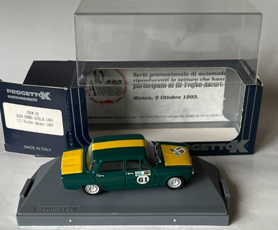 Alfa Romeo Giulia Trofeo Ascari #61 1993 1/43 Diecast Progetto K PROM 05
