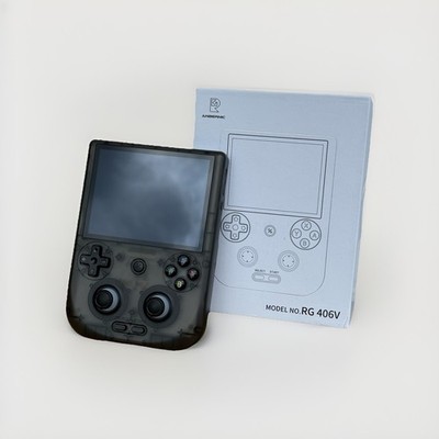 ANBERNIC RG406V NEW Retro Game Console Handheld Android 13 + 128GB Card, Grau