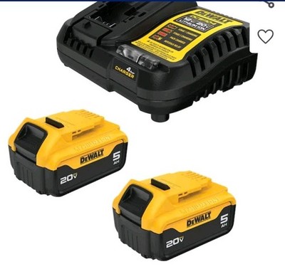2026 Date - Genuine DeWalt DCB205-2C 20V MAX Li-Ion 5Ah - 2 Battery Starter Kit