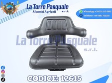 SEDILE UNIVERSALE RM20 12615 PER TRATTORE CON MOLLEGGIO SAME SOLIS DEUTZ-FAHR