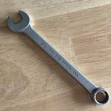 Proto 3/8" Combination Wrench 12 Point Satin Finish 6112 USA